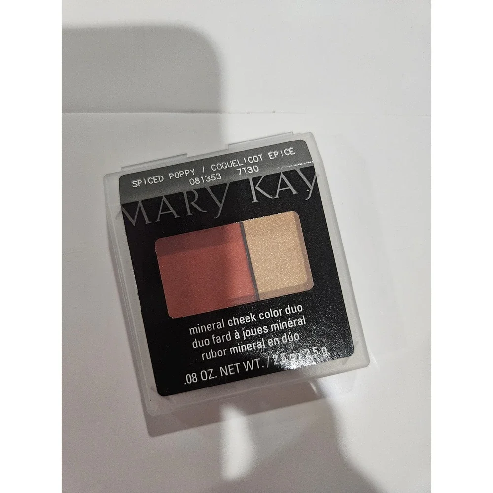 Mary Kay Mineral Cheek Color Duo Spiced Poppy New